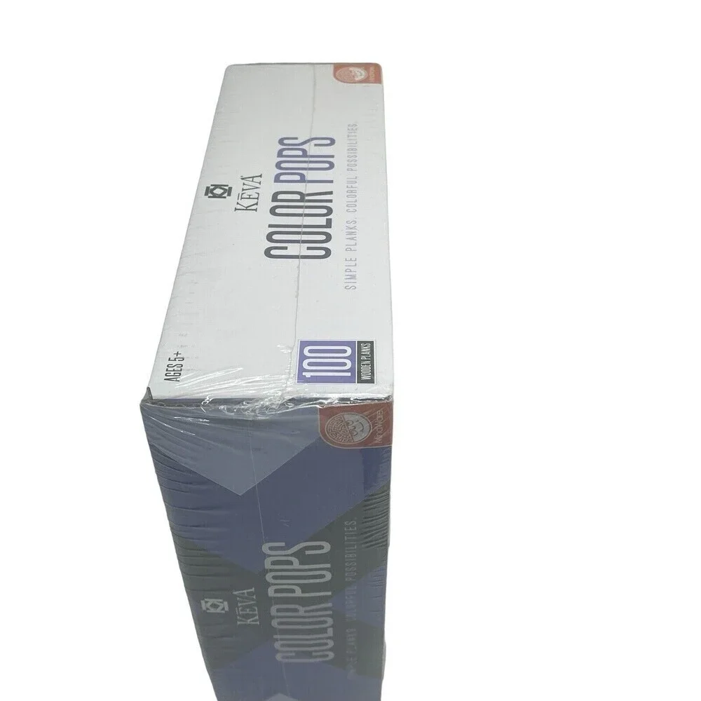 KEVA Color Pops Wooden Building Planks 100 Pieces NEW SEALED Shades of Purple